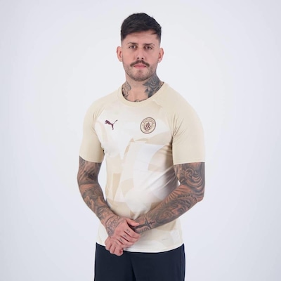 Camisa do Manchester City Pré Jogo 2025 Puma - Masculina - Foto 3