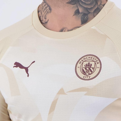 Camisa do Manchester City Pré Jogo 2025 Puma - Masculina - Foto 5