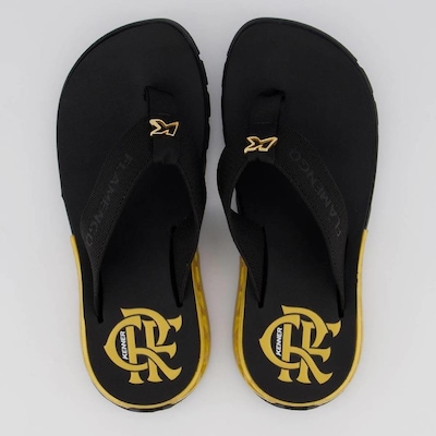 Chinelo Kenner Rakka Gold Flamengo - Masculino - Foto 1