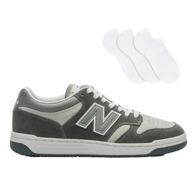 Kit Tênis New Balance 480 Low + 3 Pares de Meias - Masculino - Foto 1