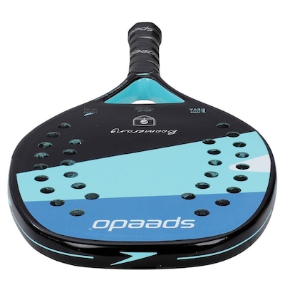 Raquete Beach Tennis Boomerang Glass Fiber + Beach Bag  Speedo -  Black - Foto 3
