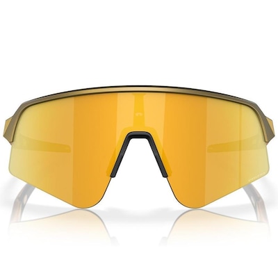 Óculos de Sol Unissex Oakley Sutro Lite Sweep Brass Tax Prizm 24K - Foto 4