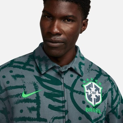 Jaqueta sem Capuz Nike Brasil Club - Masculina - Foto 3