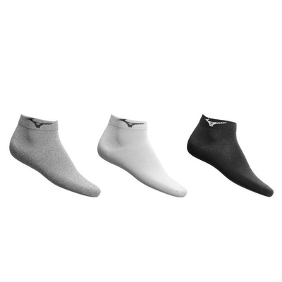 Kit Meias Mizuno Cano Baixo com 3 Pares - Adulto - Foto 1