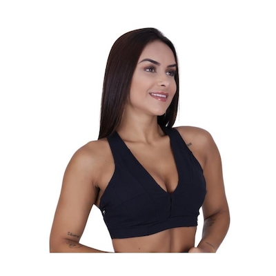 Top Fitness Orbis Suplex Poliamida com Bojo Alças Multifuncionais - Feminino - Foto 2