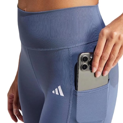 Calça Legging adidas Optime 2 3 Stripes - Feminina - Foto 2