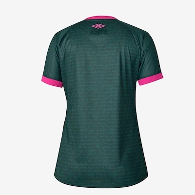 Camisa do Fluminense Of.3 2023 Torcedor Umbro - Feminina - Foto 3