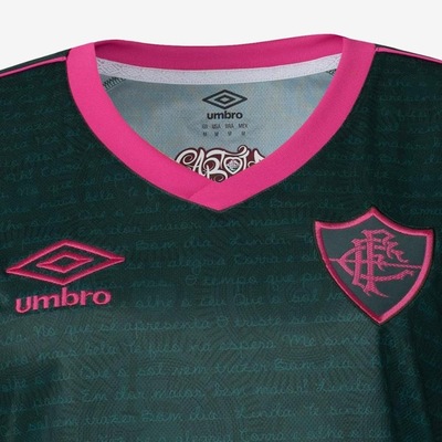 Camisa do Fluminense Of.3 2023 Torcedor Umbro - Feminina - Foto 4