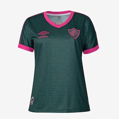 Camisa do Fluminense Of.3 2023 Torcedor Umbro - Feminina - Foto 1