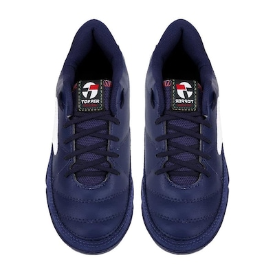 Chuteira Futsal Topper Titanium X - Adulto - Foto 4