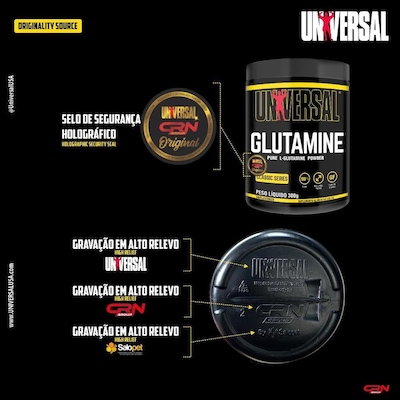 Glutamina Universal 600G - Universal - Foto 3