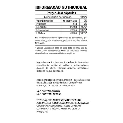 Bcaa 2400 60 Cáps - Xpro Nutrition - Foto 2