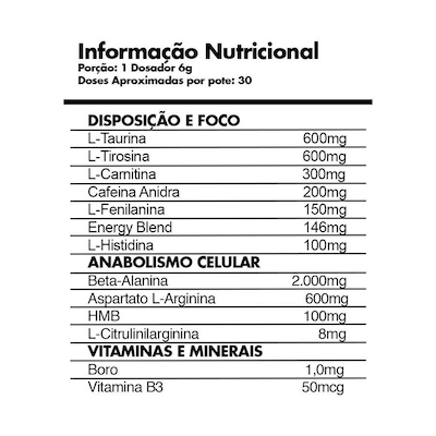 Kit Pré-Treino Hemo-Rage Unleashed 180G + Animal Pak Powder 300G - Nutrex Research - Foto 3