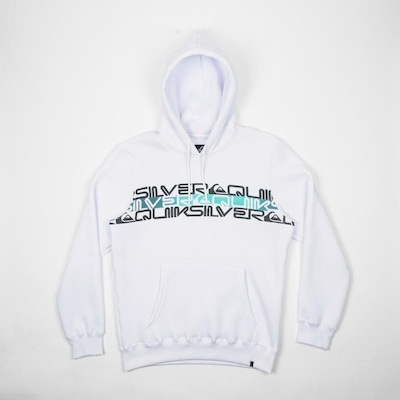 Blusão de Moletom com Capuz Quiksilver Word Block 280G Wt24 - Masculino - Foto 3