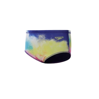 Sunga Tradicional Colors Fest Blue Speedo - Adulto - Foto 1