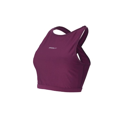 Top para Atividades Físicas Alongado Harmony Speedo - Feminino - Foto 1