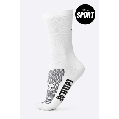 Kit Meia de Corrida Hupi Sport Lisas Coloridas - 4 Pares - Unissex - Foto 3