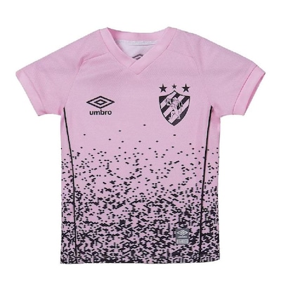 Camisa do Sport Recife Outubro Rosa 2021 Umbro - Infantil - Foto 2