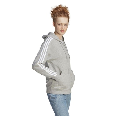 Jaqueta sem Capuz adidas 3 Listras - Feminina - Foto 3