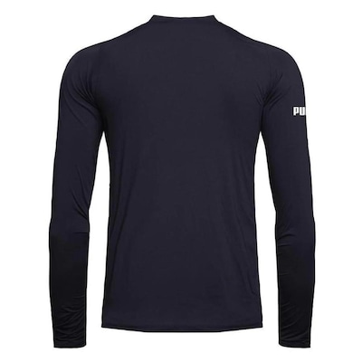 Camiseta Puma Manga Longa Proteção Solar Uv50+ - Infantil - Foto 2
