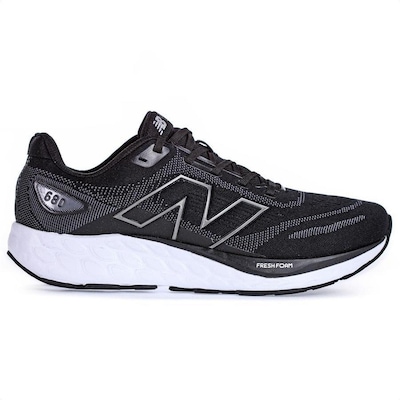 Tênis New Balance 680V8 Preto e Branco - Masculino - Foto 1