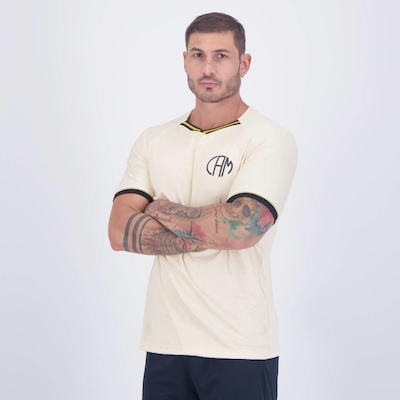 Camisa Atlético Mineiro Atom Bege - Foto 3