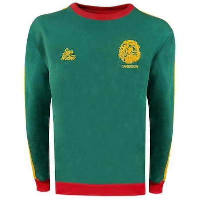 Blusão de Moletom Liga Retro Camarões - Masculino - Foto 1