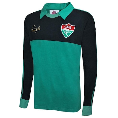 Camiseta do Fluminense 1988 Goleiro Manga Longa Liga Retro - Masculina - Foto 2