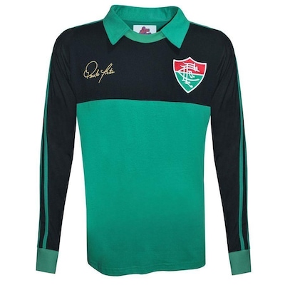 Camiseta do Fluminense 1988 Goleiro Manga Longa Liga Retro - Masculina - Foto 1
