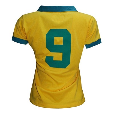 Camiseta do Brasil Polo Estrelas 9 Feminina - Liga Retro - Foto 3