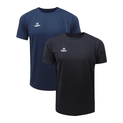 Camiseta Topper Classic New - 2 Unidades - Masculina - Foto 1