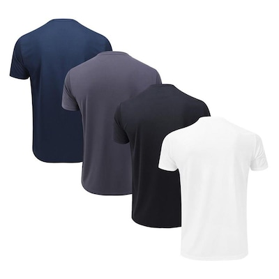 Kit de Camisetas Topper Classic New - Masculino - 4 unidades - Foto 2