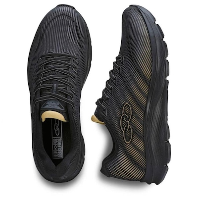 Tênis Olympikus Masculino Venum Preto+Dourado - Foto 4