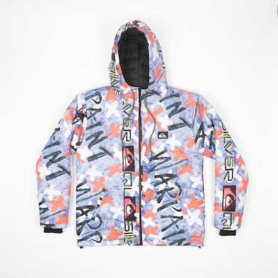 Jaqueta com Capuz Quiksilver Warpaint Wt24 - Masculina - Foto 3