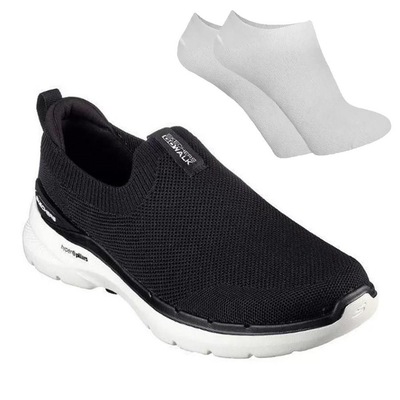 Kit Tênis Skechers Go Walk 6 - Masculino + Par De Meia - Foto 1