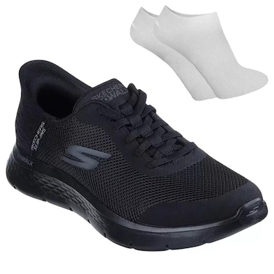 Kit Tênis Skechers Go Walk Flex - Masculino + Par De Meia - Foto 1