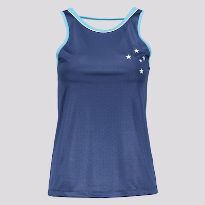 Camiseta Regata Cruzeiro Heavenly Braziline - Feminina - Foto 1