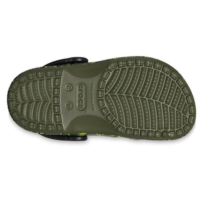Sandália Crocs Baya Seasonal Printed T Tiger Camo - Infantil - Foto 5