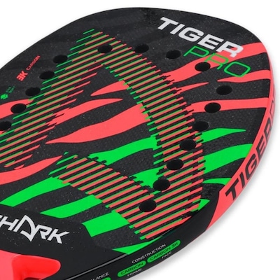 Raquete de Beach Tennis Shark Tiger 2024 - Foto 2