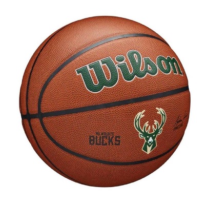 Bola De Basquete Wilson Nba Team Alliance Milwaukee Bucks - Foto 2
