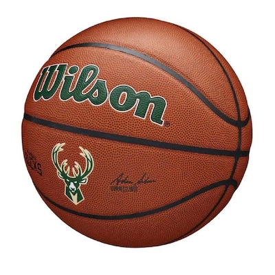 Bola De Basquete Wilson Nba Team Alliance Milwaukee Bucks - Foto 3