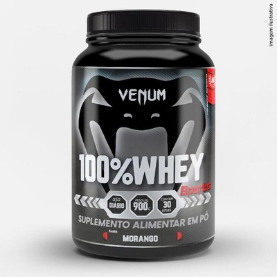 Whey 100% Venum Morango - 900G - Foto 1