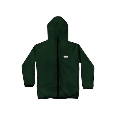 Jaqueta Corta Vento com Capuz Web Surf Shop Brasil Shape - Infantil - Foto 1