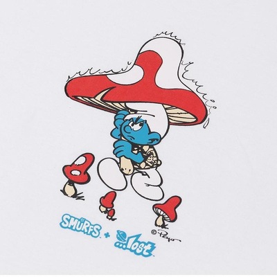 Camiseta Manga Longa Lost Smurfs - Masculina - Foto 2