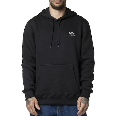 Blusão de Moletom Rvca Canguru Va Essential Hd - Masculino - Foto 1