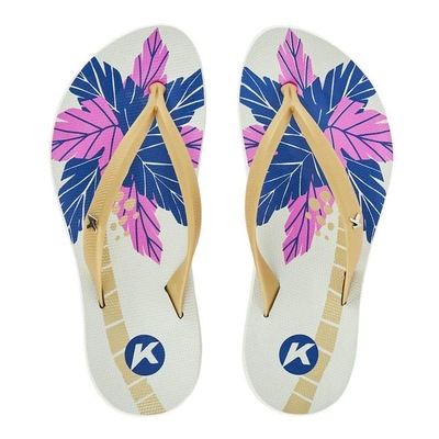 Chinelo Kenner Ibiza Palm Estampada - Feminino - Foto 2