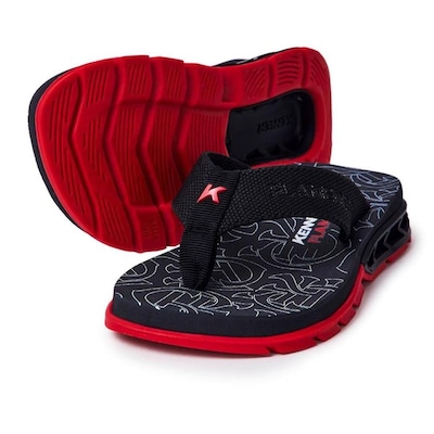 Chinelo Kenner Flamengo Rakka Kids - Infantil - Foto 1