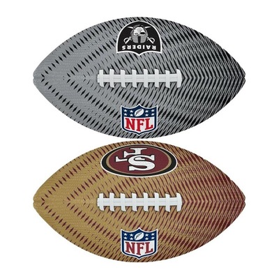 Kit Bola de Futebol Americano Wilson Nfl Tailgate Jr - 2 Unidade - Foto 2