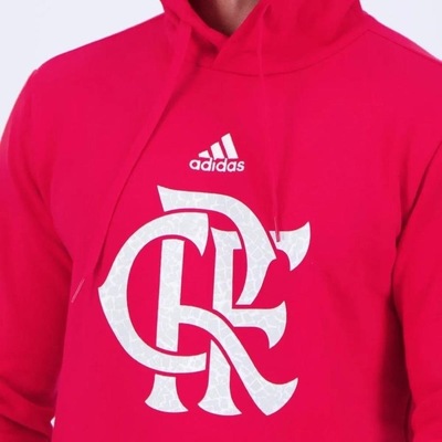 Blusão de Moletom com Capuz adidas Crf Flamengo - Masculino - Foto 3