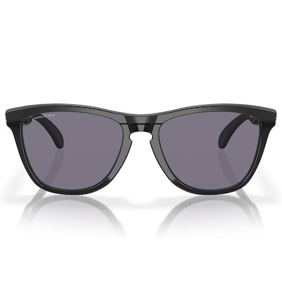 Óculos de Sol Unissex Oakley Frogskins Range Matte Black Prizm Grey - Foto 3